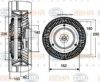 BEHR HELLA SERVICE 8MV 376 758-451 Clutch, radiator fan